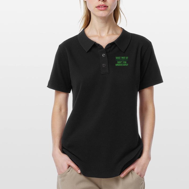Binärcode Binar Dualcode Programmierer Geschenk Frauen Polo Shirt