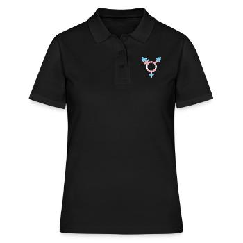 Vêtements pour Christopher Street Day CSD Clothing - Polo Femme - noir - Devant - Ailine (174cm)