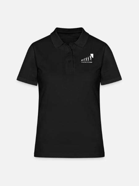 Meilleure idée de cadeau grimpeur athlète de bloc - Polo Femme - noir