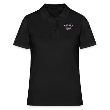 Islande - Polo Femme - noir - Devant - Ailine (174cm)
