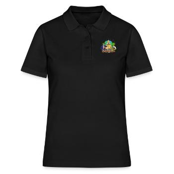 Illuminati Alien Conspiracy - Polo Femme - noir - Devant - Ailine (174cm)
