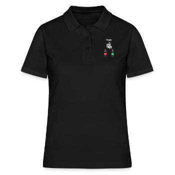 train - Polo Femme - noir - Devant - Ailine (174cm)