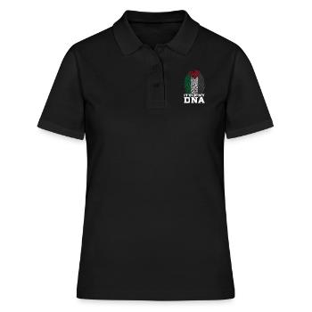 Indépendance du pays palestinien - Polo Femme - noir - Devant - Ailine (174cm)