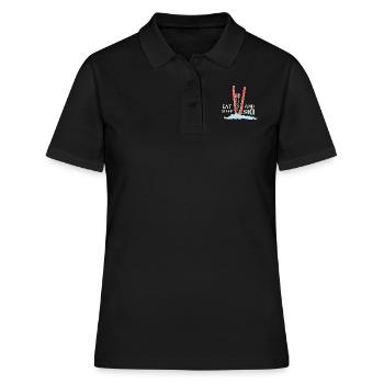 Ski - Frauen Polo Shirt - Schwarz - Vorne - Ailine (174cm)