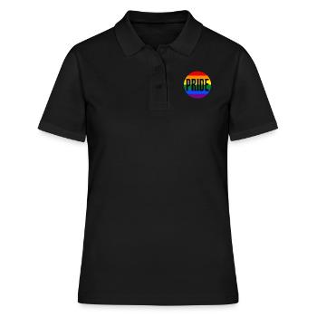 Happy Pride Month LGBT Pride Sensibilisation - Polo Femme - noir - Devant - Ailine (174cm)
