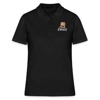 Student Delivery Specialist Schulbusfahrer - Frauen Polo Shirt - Schwarz - Vorne - Ailine (174cm)