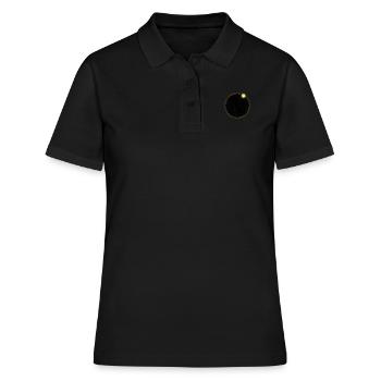 Planète astronomie du système solaire - Polo Femme - noir - Devant - Ailine (174cm)
