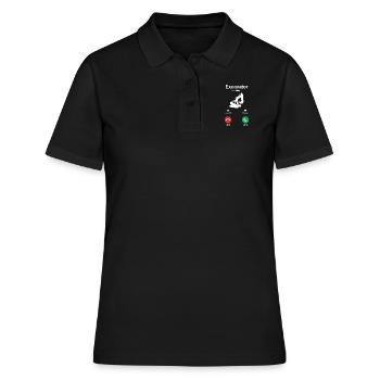 Bagger - Frauen Polo Shirt - Schwarz - Vorne - Ailine (174cm)