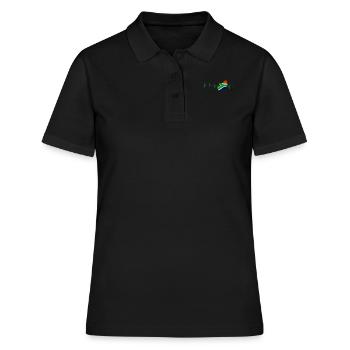 Idée cadeau chemise République d'Afrique du Sud - Polo Femme - noir - Devant - Ailine (174cm)