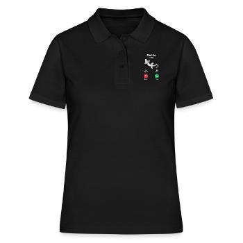 Gecko - Polo Femme - noir - Devant - Ailine (174cm)