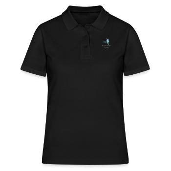 New York Proud State Motto L'imprimé Empire State - Polo Femme - noir - Devant - Ailine (174cm)