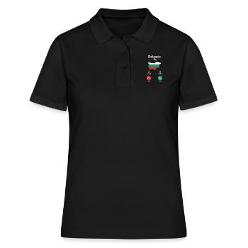 Bulgarie - Polo Femme - noir - Devant - Ailine (174cm)