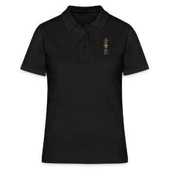 Reiki Distance Symbol Healing - Theta Healer Gift - Polo Femme - noir - Devant - Ailine (174cm)