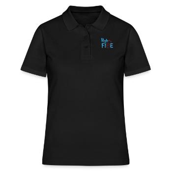 High Five High 5 - Frauen Polo Shirt - Schwarz - Vorne - Ailine (174cm)