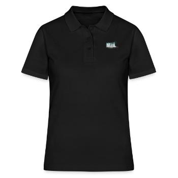 Meer - Frauen Polo Shirt - Schwarz - Vorne - Ailine (174cm)