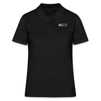 Barre de chargement - Polo Femme - noir - Devant - Ailine (174cm)