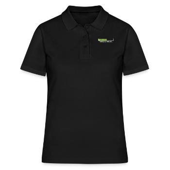 Testen Sie Ihr Netzwerk - zertifizierter ethischer Hacker - Frauen Polo Shirt - Schwarz - Vorne - Ailine (174cm)