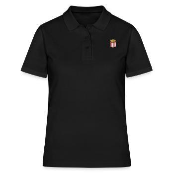Poche frites poche poitrine - Polo Femme - noir - Devant - Ailine (174cm)
