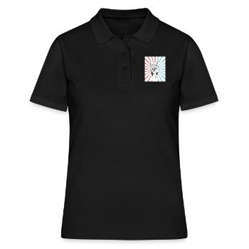 Rock & Roll - Polo Femme - noir - Devant - Ailine (174cm)
