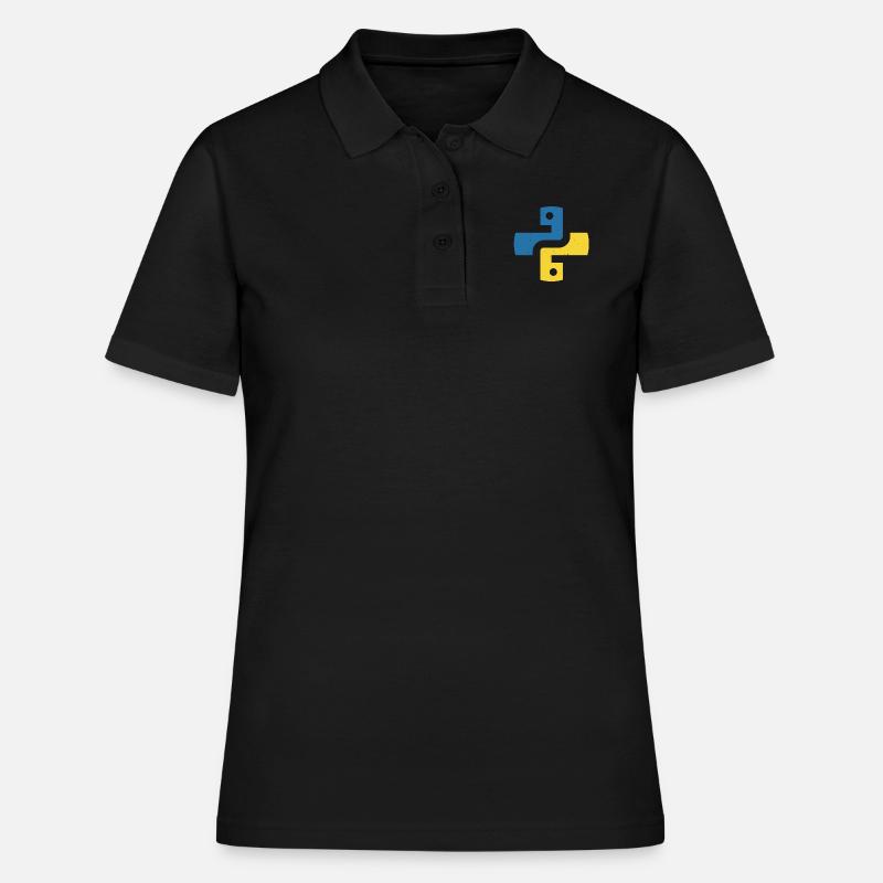 Python programming language - Women's Polo Shirt - black
