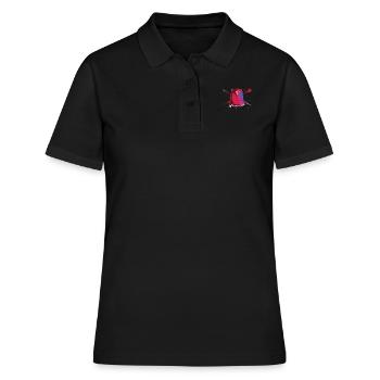 Nähen Nähmaschine Handarbeit Näher Schneider - Frauen Polo Shirt - Schwarz - Vorne - Ailine (174cm)