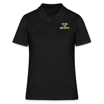Bauarbeiter Geschenk Tiefbau - Frauen Polo Shirt - Schwarz - Vorne - Ailine (174cm)