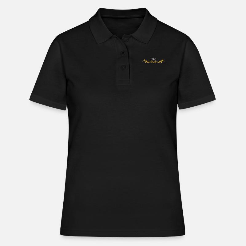 Drone gift idea Drone fly drone pilot - Women's Polo Shirt - black
