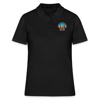 Tourneurs Drechselbank Drechsel - Polo Femme - noir - Devant - Ailine (174cm)