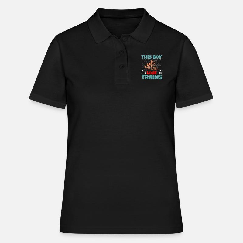 train - Women's Polo Shirt - black