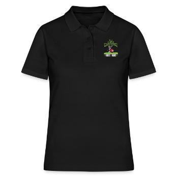 The Lawn Ranger Rides Again - Frauen Polo Shirt - Schwarz - Vorne - Ailine (174cm)