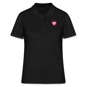 Lovely Design pour les femmes et les filles - Polo Femme - noir - Devant - Ailine (174cm)