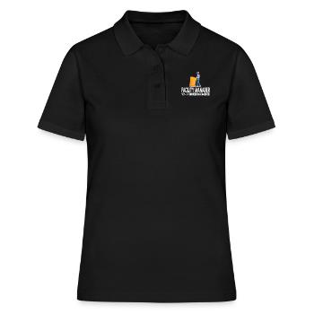 Facility Manager Nein Ich Bin Kein Hausmeister - Frauen Polo Shirt - Schwarz - Vorne - Ailine (174cm)