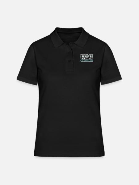 Gamer RPG Brettspiel Geschenk - Frauen Polo Shirt - Schwarz