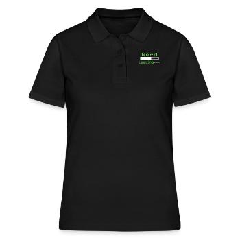 T-shirt ringard nerd - Polo Femme - noir - Devant - Ailine (174cm)