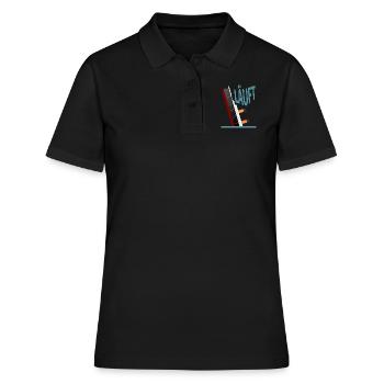 Läuft-Titanic-Version 2 - Frauen Polo Shirt - Schwarz - Vorne - Ailine (174cm)