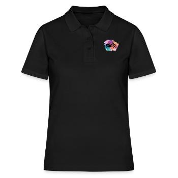 Mobylette Mobylette Mobylette Mobylette Mokick - Polo Femme - noir - Devant - Ailine (174cm)