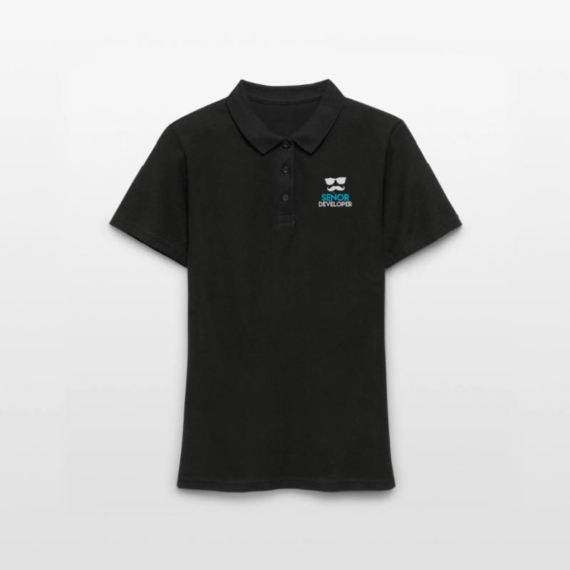 Senor Developer Computer Scientist Nerd Developer Women's Polo Shirt