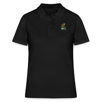 Scooter scooter mobylette scooter - Polo Femme - noir - Devant - Ailine (174cm)