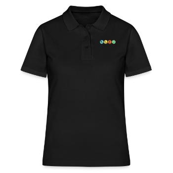 Heating builder plumber plant mechanic gift - Women's Polo Shirt - black - Front - Ailine (174cm)