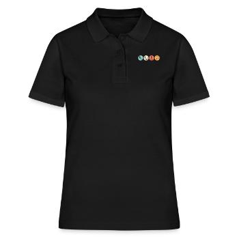 Plant mechanic Plumber heating manufacturer Retro - Women's Polo Shirt - black - Front - Ailine (174cm)