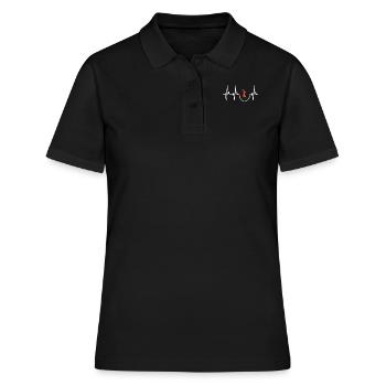 Flamenco - Polo Femme - noir - Devant - Ailine (174cm)