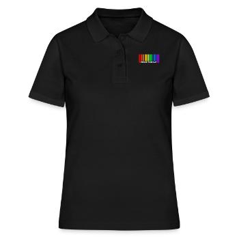 Proud to be Gay Pride LGBT Pride Gay Cadeau - Polo Femme - noir - Devant - Ailine (174cm)