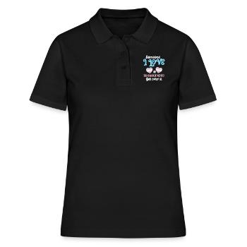 Transsexualité Transgenre Transgenre Amour Trans - Polo Femme - noir - Devant - Ailine (174cm)