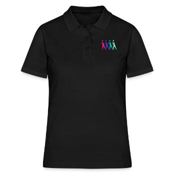 Cool tennis tennis tournoi de tennis cadeau - Polo Femme - noir - Devant - Ailine (174cm)