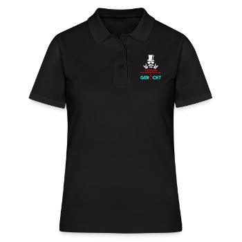 Junggeselle Junggesellenabschied Polterabend - Frauen Polo Shirt - Schwarz - Vorne - Ailine (174cm)