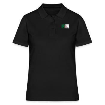 Algérie drapeau football équipe fan cadeau - Polo Femme - noir - Devant - Ailine (174cm)