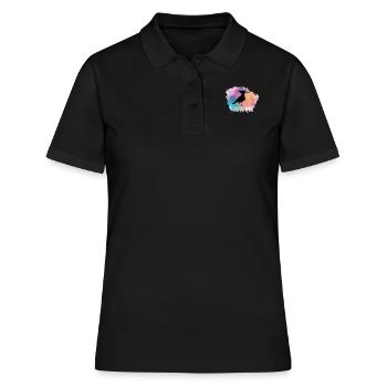 Protection de la nature - Polo Femme - noir - Devant - Ailine (174cm)