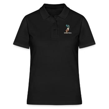 Basketteur - Polo Femme - noir - Devant - Ailine (174cm)