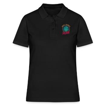 Rollenspiel W20 Würfel - Frauen Polo Shirt - Schwarz - Vorne - Ailine (174cm)