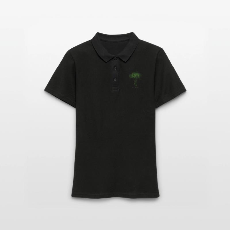 Binary Tree Encoding Computer Programmer Women's Polo Shirt